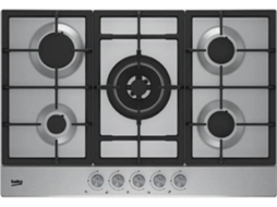 Placa de Gás BEKO HIAW75225SL (Gás Natural - 75 cm - Inox)