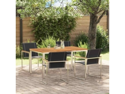 Vidaxl Conjunto De Jantar Para Jardim 5 Unid.