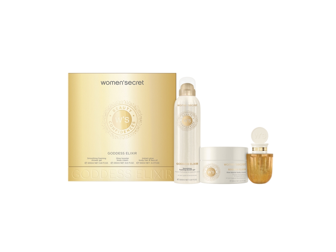 Espuma de duche  200ml + Creme Corporal 250ml + Óleo de Corpo 100ml