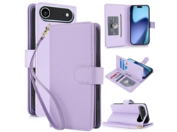 Capa Carteira De Couro Para Iphone Air - Com Rfid - Para Vários Cartões