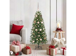 Vidaxl Árvore De Natal Artificial Verde 120 Cm Pe E Pvc