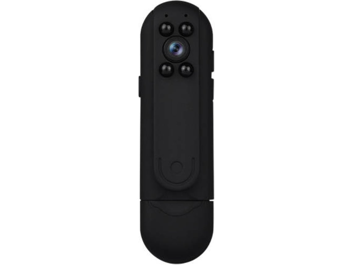 Mini Câmera Corporal Hd 1080P de Bolso com Áudio e Vídeopreto YIZHOOD