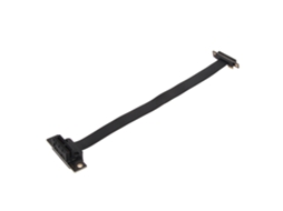 Aetheria cabo Extensor Pcie 3.0 1x com Ângulo Direito Duplo 90 Graus Riser Card Adaptador 30cm