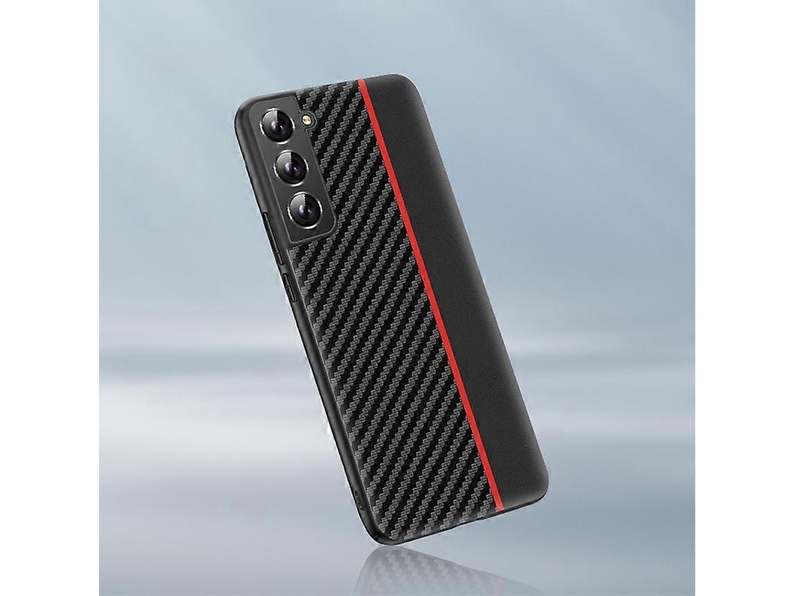 Capa De Celular Ultrafina Com Textura De Fibra De Carbono E Emendas Para Samsung Galaxy S22 5g