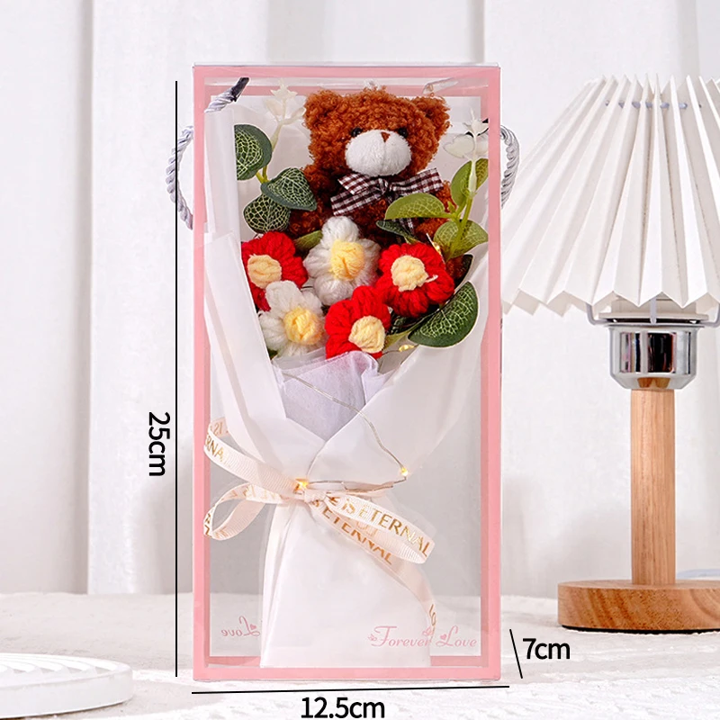 Flores de Crochê, Flores Feitas À Mão, Buquês de Formatura, Buquês de Crochê Feitos À Mão MDUG