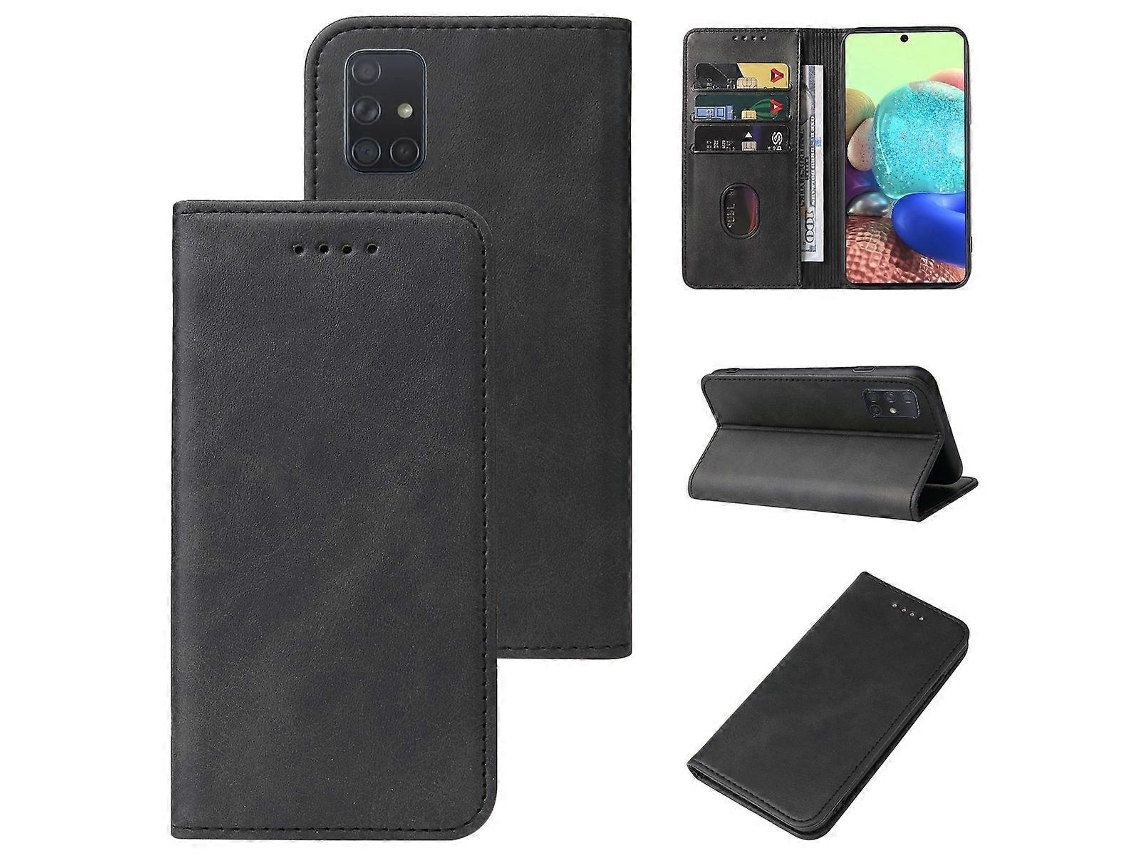 Capa Couro Magnética Para Samsung Galaxy A Quantum, Elysve
