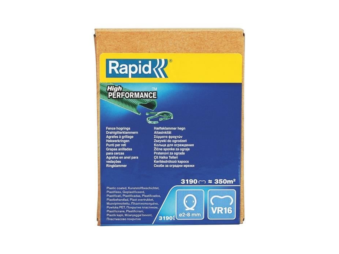 Grampos Rapid 3190 Verdes Vr16 BRILVIBERA