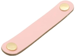 Puxadores De Gaveta Em Couro, Puxadores De Móveis Em Couro Multicoloridos 96mm Rosa