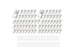 Conjunto de 72 Lâminas Reposição para Cortadores Grama Robóticos Mammotion Luba e Yuka , Cor Prata BRILVIBERA (todas as Séries)