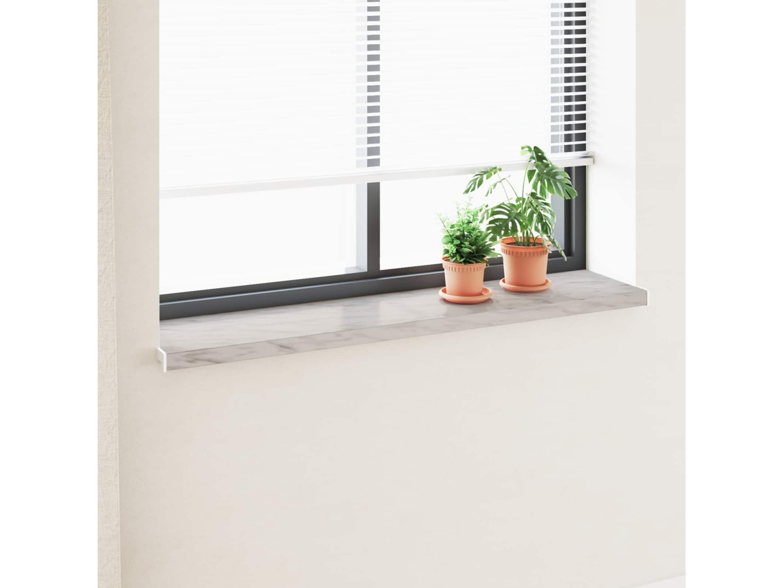 Vidaxl Soleira De Janela Textura De Mármore 160 X 30 X 4,5 Cm Pvc