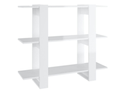 Book Cabinet, Book Cabinets Vidaxl Branco Madeira Processada (n/a)