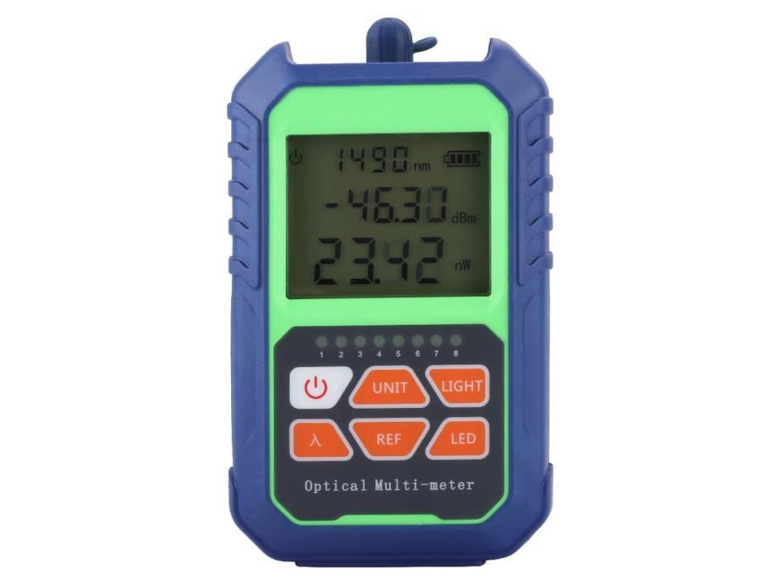 HURRISE Meter High Mini Optical Power Meter para Ftth Cctv Catv Tools Type a Modo de Teste Rj45 Pacote de Computador Led