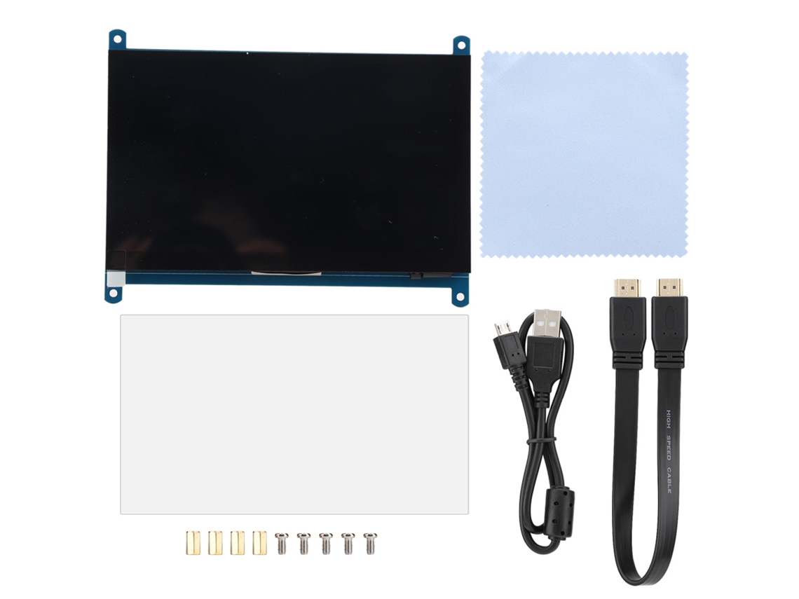 Tela Lcd 7" LAXISCREED Usb Hdmi Toque Ips