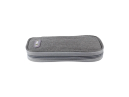Bolsa Portátil para Enfriar Insulina com 2 Pacotes de Gelo Caixa de Enfriamento para Medicamentos 21x10cm Gris