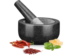 Pestadeira E Moedor - Granito Maciço - Ideal Para Moer De Ervas - 2 Unidades