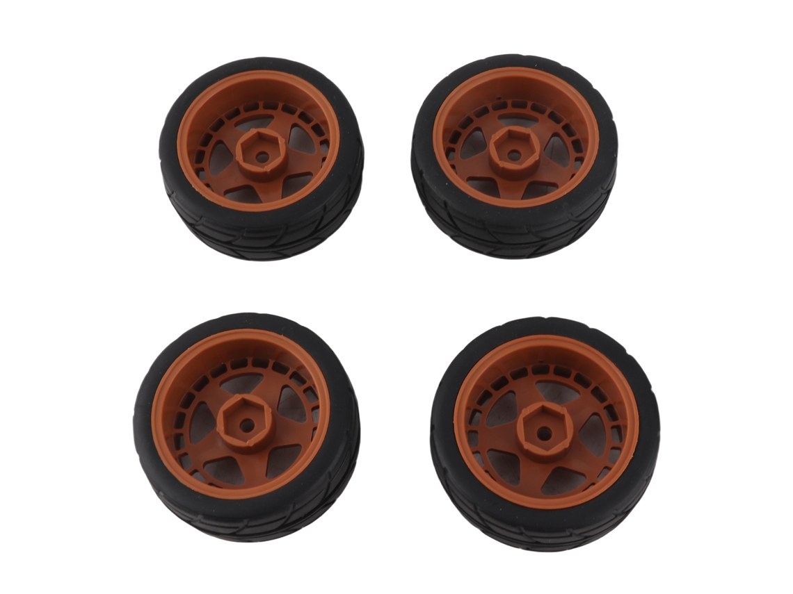 Pneus De Carro Controle Remoto Off-road 66*46*26mm 4pcs Para Tamiya Tt02 Xv01 Hsp 94123 Hpi Kyosho Wltoys 1/10