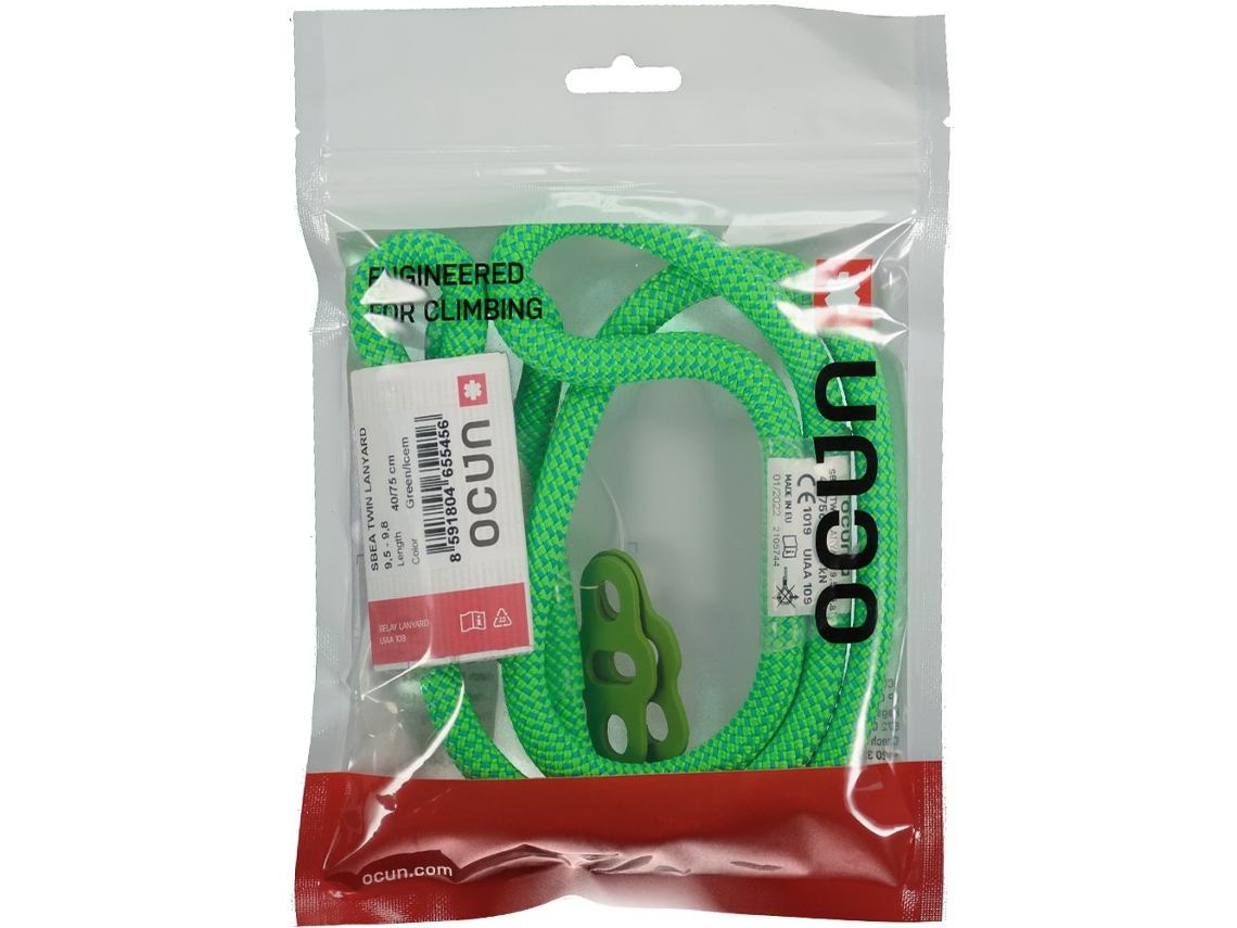 Corda Montanha OCUN Sbea twin lanyard 9.5-9.8 mm