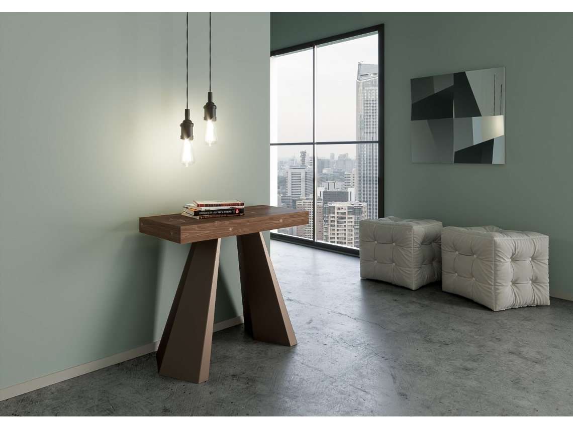 Consola Extensível 90X40/190 Cm Diamante Small Tinted Fir Bear Frame ITAMOBY