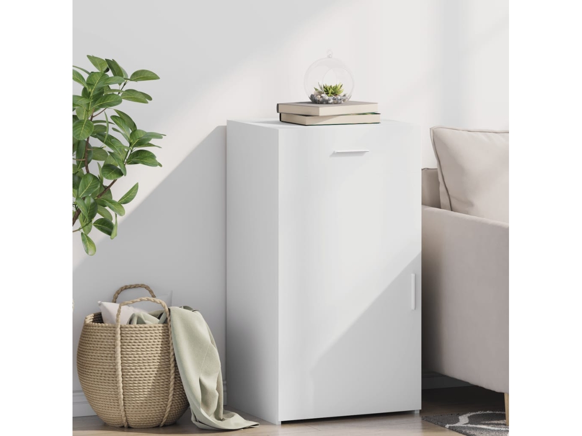 Vidaxl Aparador 50x42,5x93 Cm Derivados De Madeira Branco