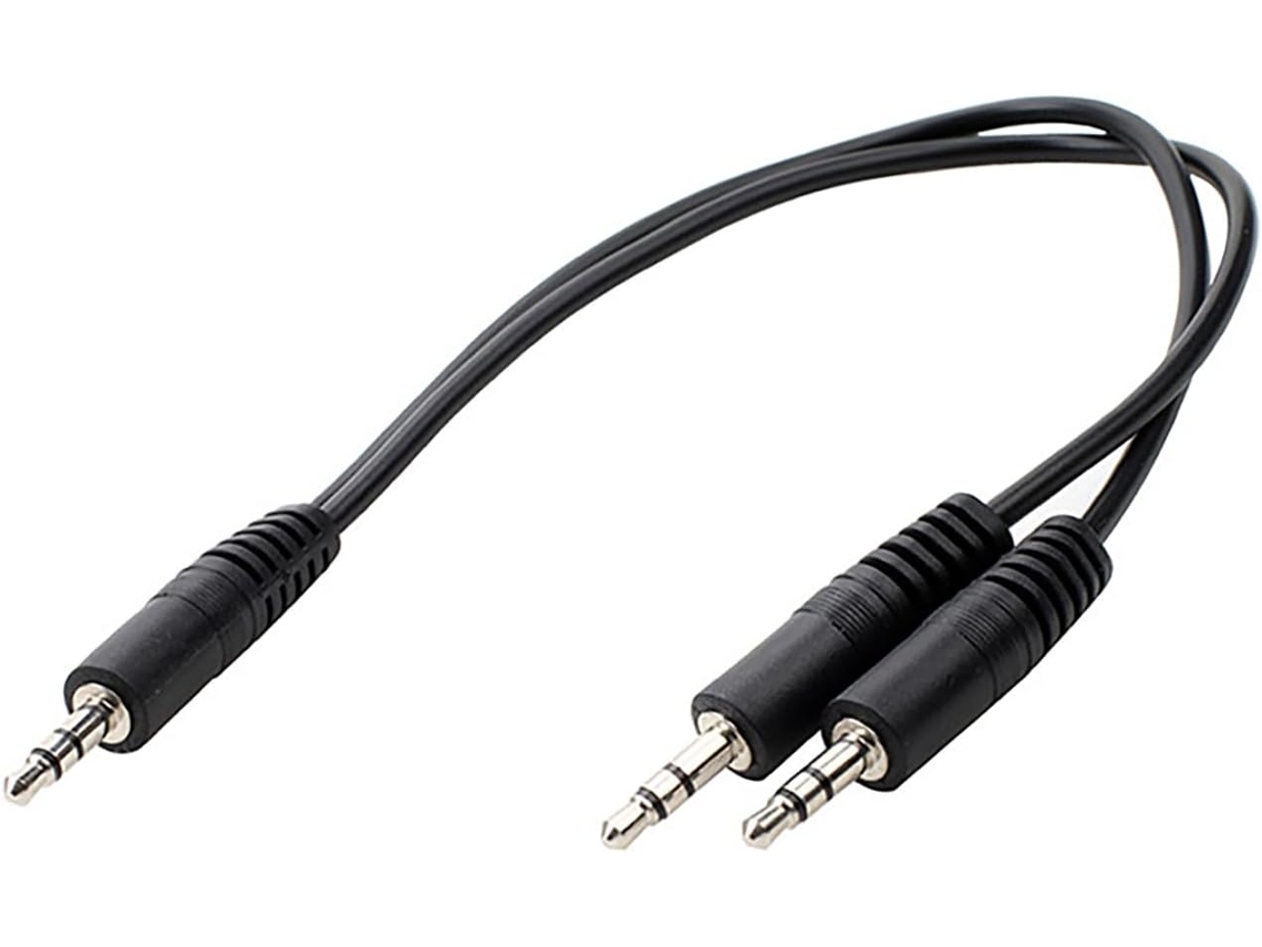 Cabo Divisor De Microfone Para Fone De Ouvido, 5 Mm, Plugue De 3