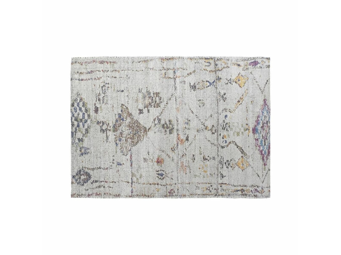 Tapete DKD Home Decor Branco Árabe (120x180x0,75 cm)