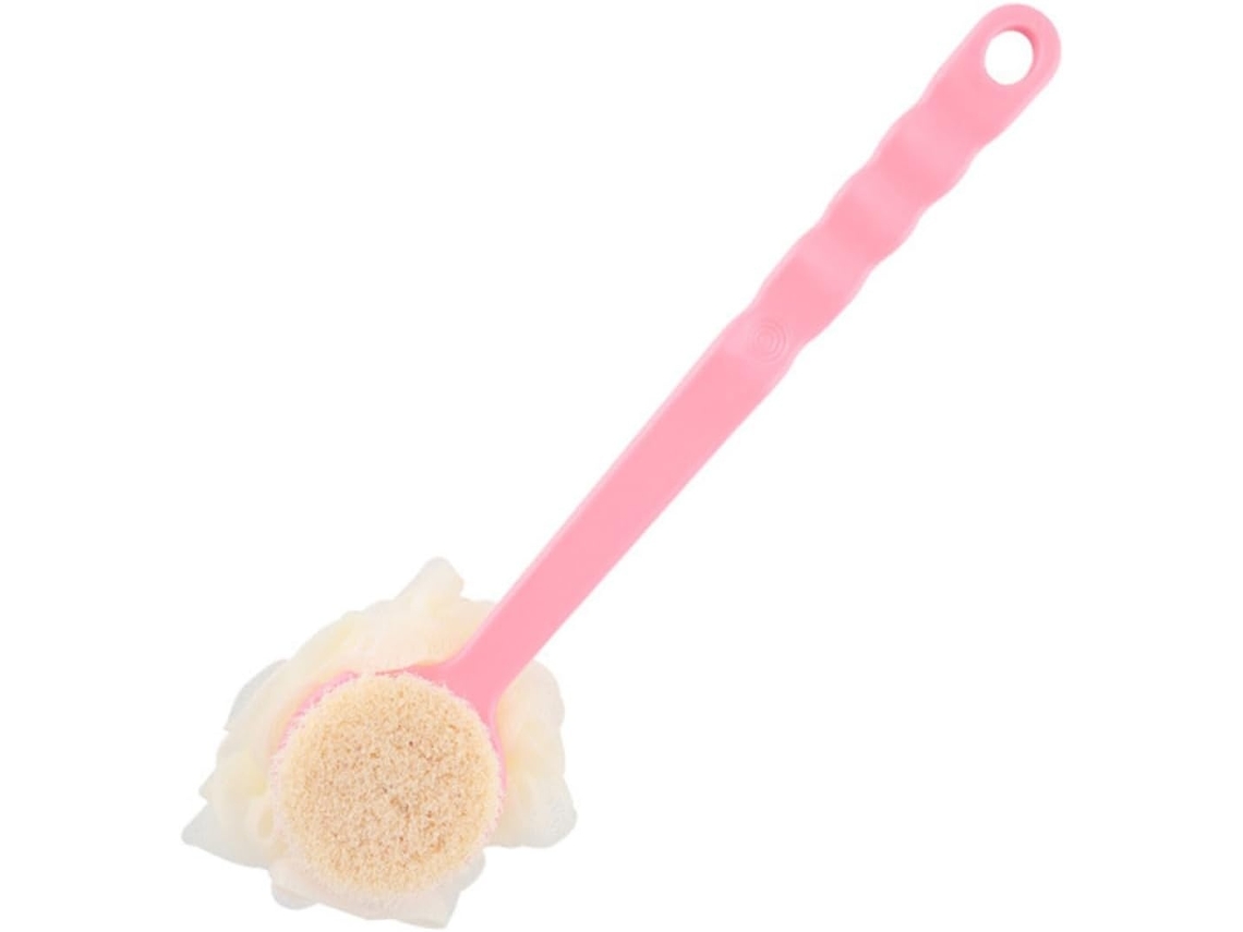 Lurelia Conjunto De 2 Escovas De Banho Para Duche, Cabo Longo, Massagem Suave E Cor Rosa E Azul