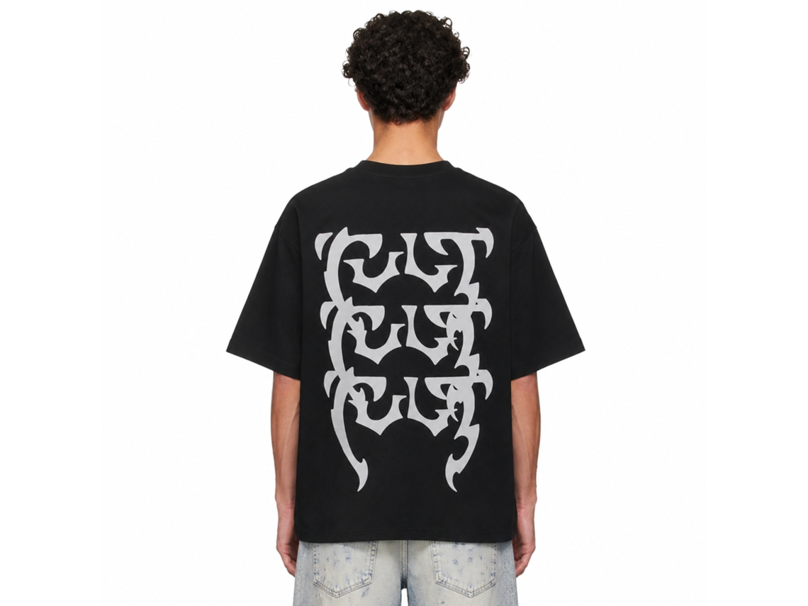 The Cult Repeating Logo T-shirt Unisex Adults Size:l