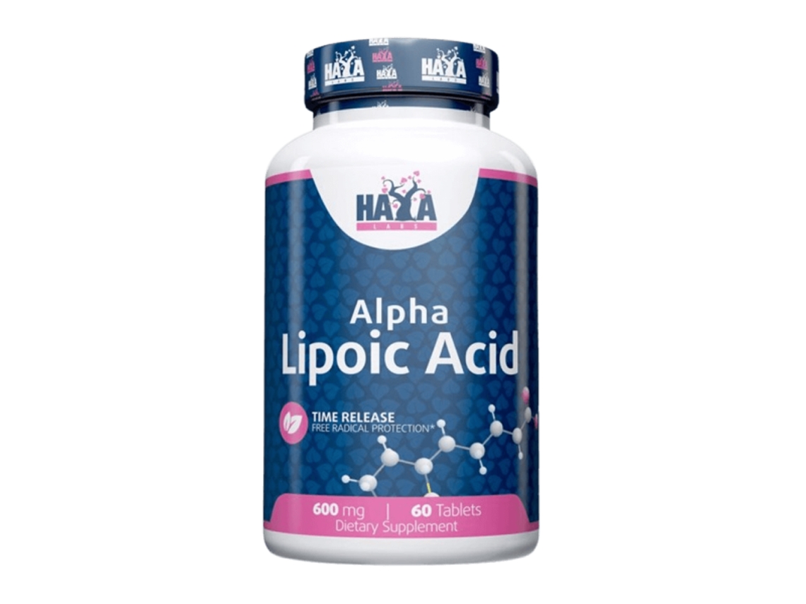 Alpha Lipoic Acid Time Release 600mg - 60 Tablets De Haya Labs