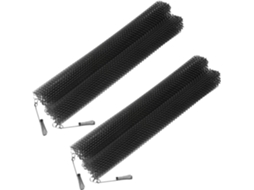 Conjunto de 2 Cortinas de Lareira em Malha Metálica, 61 X 53,3 Cm, Barreira Resistente Ao Fogo. SFUSHOS