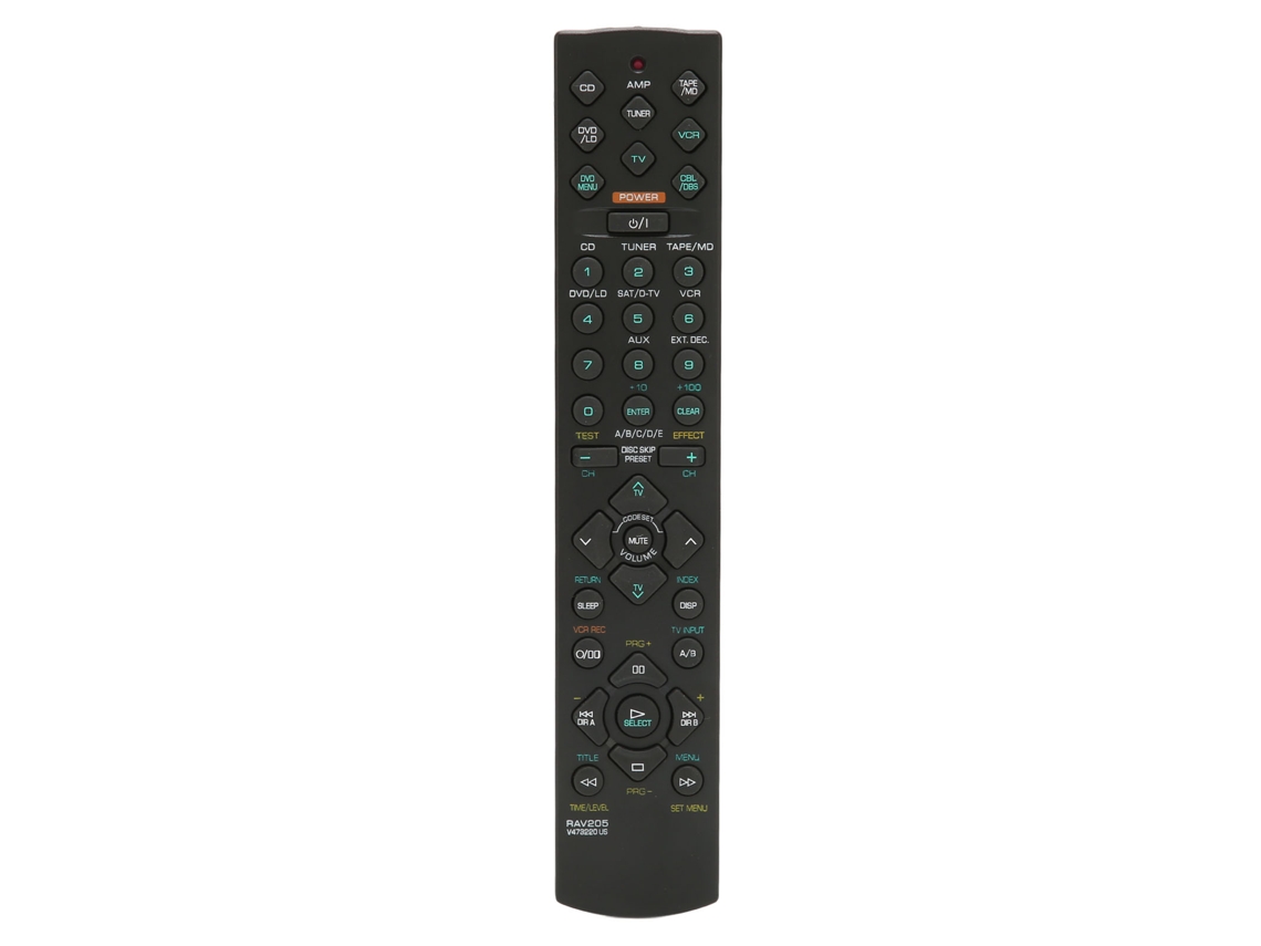 Controle Mali remoto substituto para receptor AV, home theater