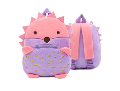 Mochila de animais de desenho animado mochila de criança mochila de pelúcia do jardim-de-infância ouriço animal