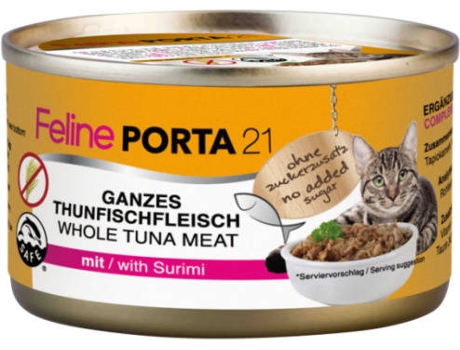 Ração para Gatos  (24x90 g - Húmida - Sabor: Atum e Caranguejo)