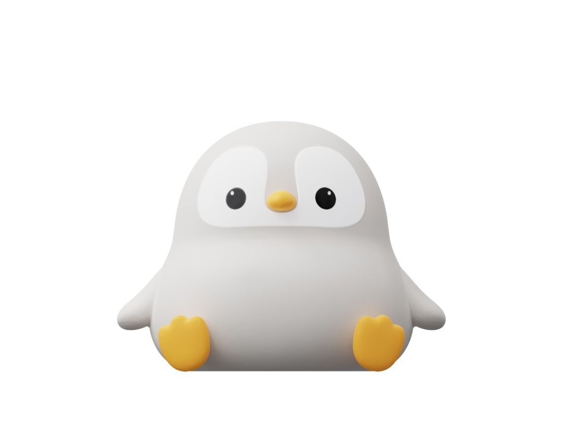Lâmpada de Pinguim Fofinha, Silicone STELASPLEN