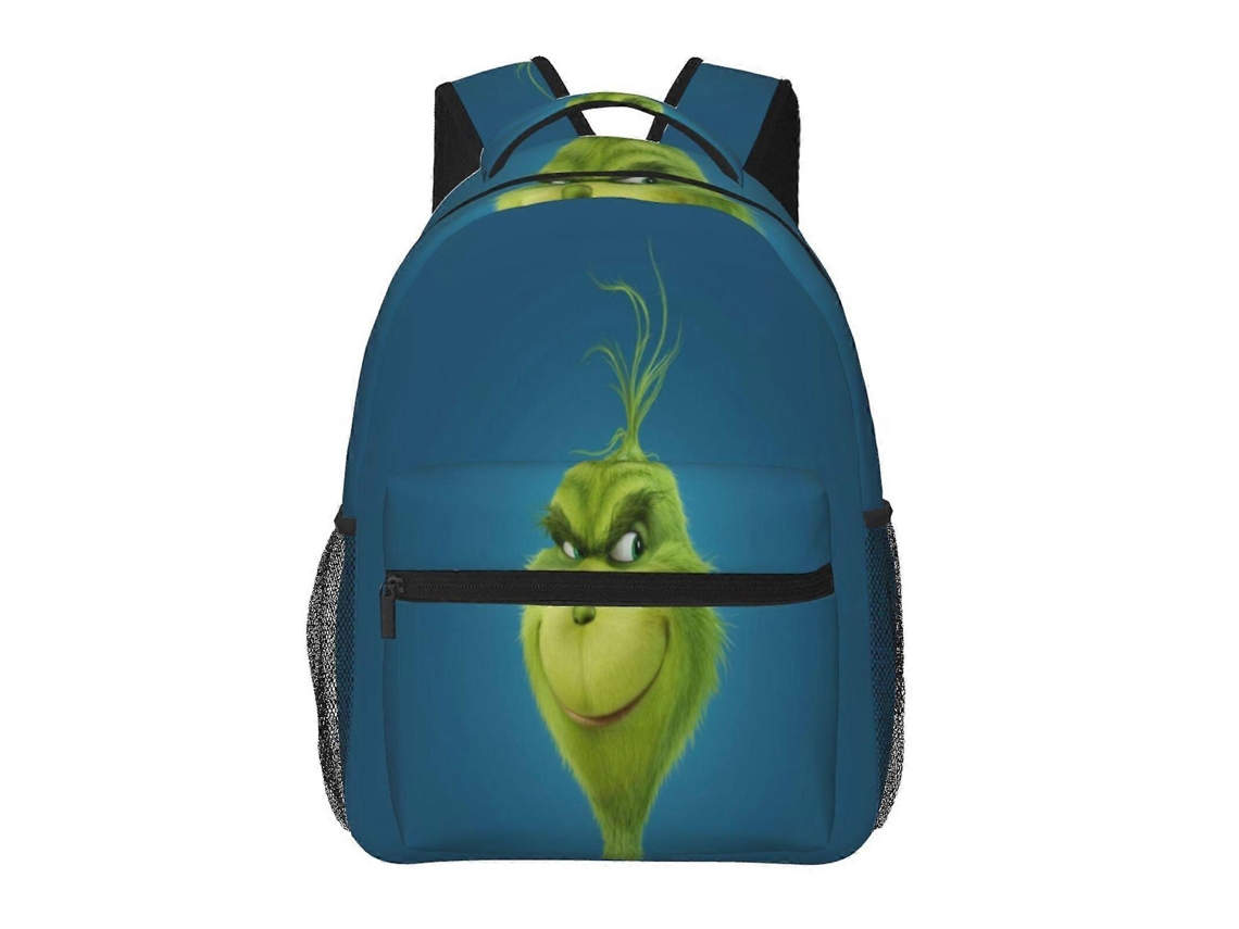 E31 Mochila Grinch Para Estudantes, Durável E Leve, Impermeável E Com Alça Respirável N31 Olysi Shop