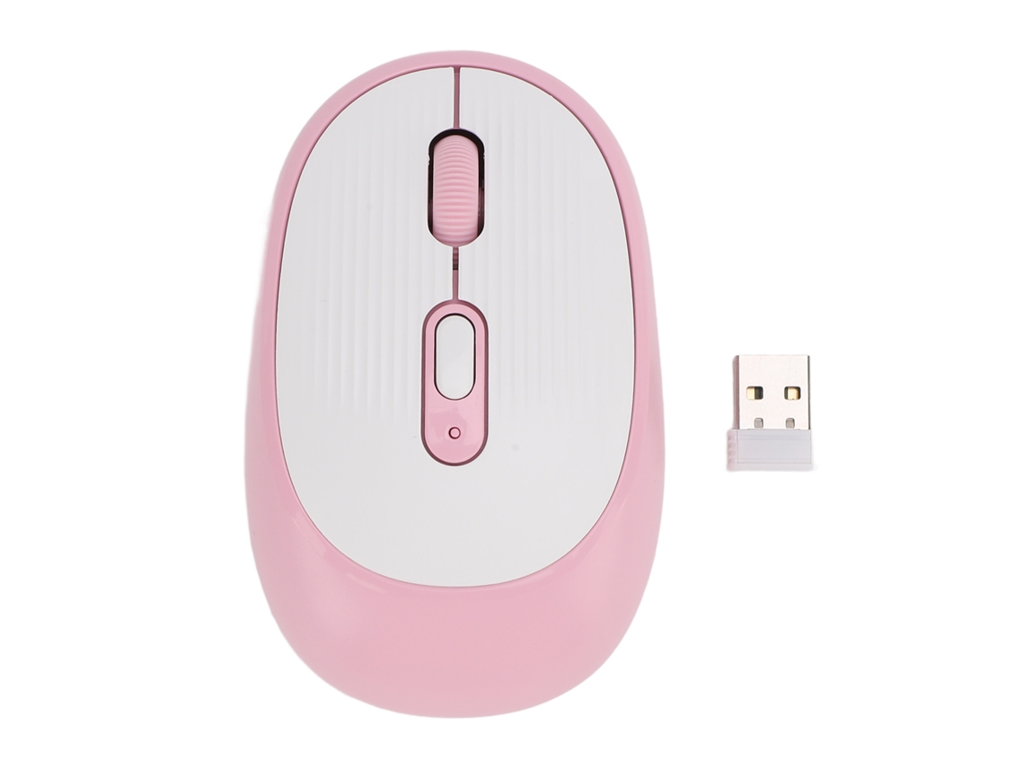 Aetheria mouse Sem Fio Quieto Portátil 800 2400 Dpi 2.4g Óptico com Receptor Usb para Chromebook Notebook Pc Rosa