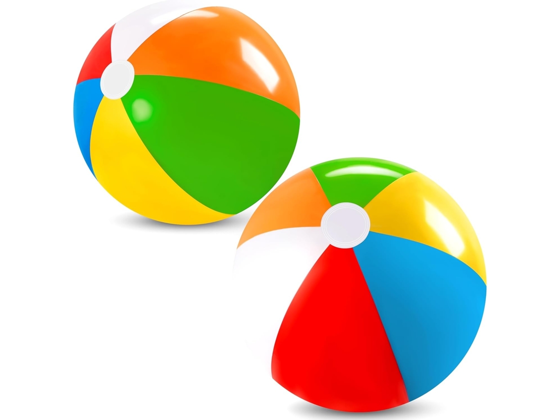 Bola Insuflável Para Piscina E Praia 2pcs 14 Polegadas Flutuante Tressino