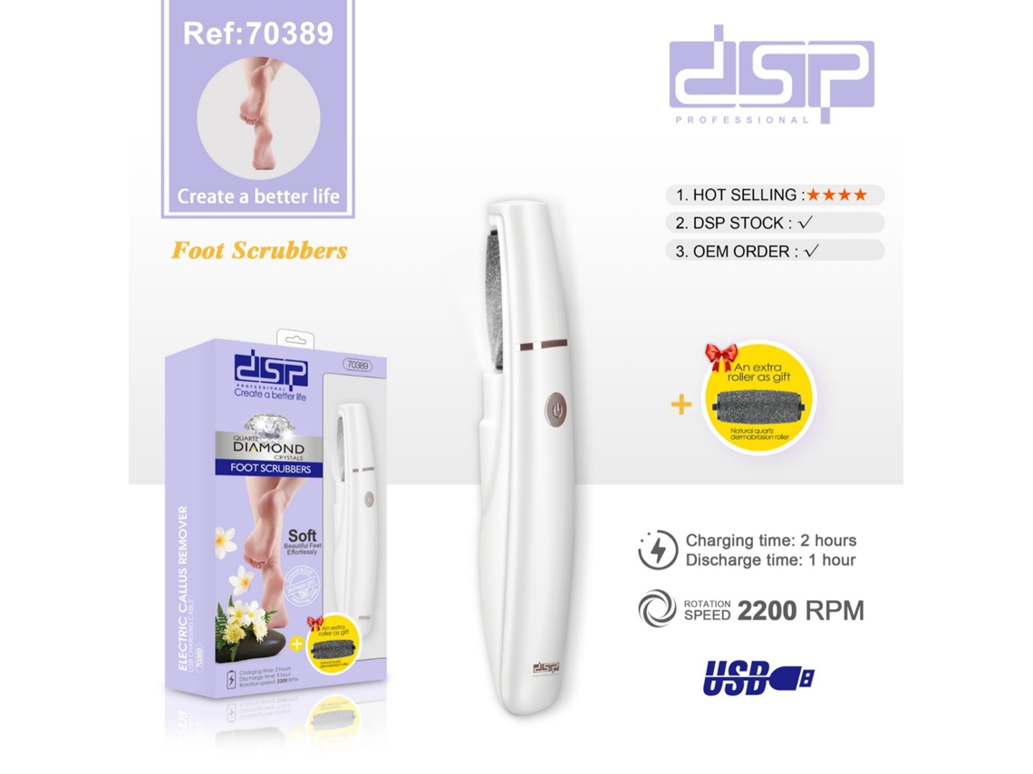 Lixa Elétrica para Pés Feminina, para Uso Doméstico, Cuidados Pessoais e Corporais, Aparelho de Pedicure MDUG