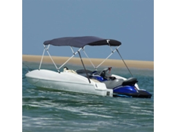 Vidaxl Toldo De 4 Arcos Bimini C/ Paredes Laterais 243x(185-198)x137cm