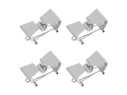 4pcs Clipes De Lona Molhada Allinless