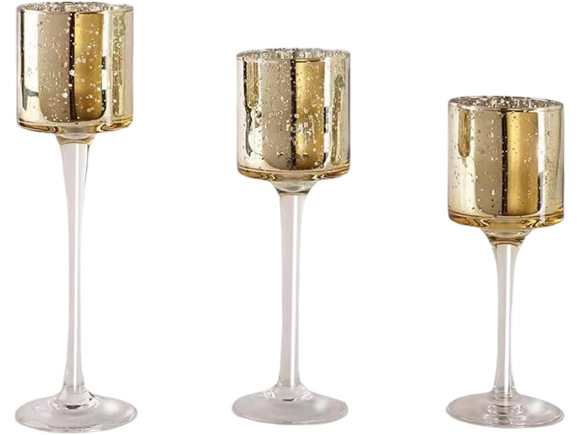 Porta-velas Votivas, Peça Central Para Aniversários, Salas De Jantar, Casamentos, Decoração De Mesa Em Vidro