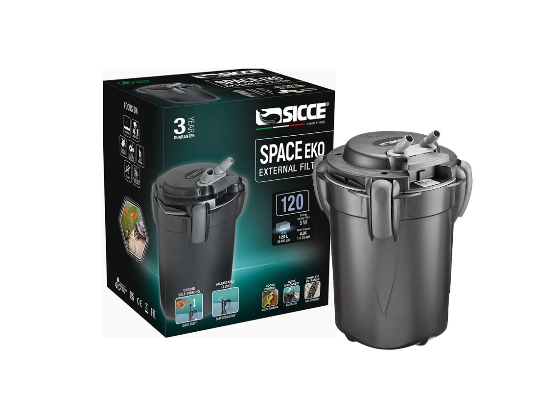Filtro Exterior Space Eko+ 120 SICCE (550 L/h)