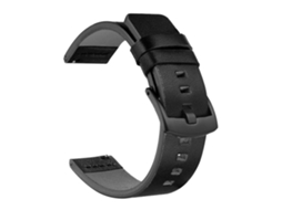 Pulseira para Relógio CZHHMART para Suunto 9 Baro/7/ D5/wrist Hr, 24mm, Couro Pu, Fivela Prateada, Azul