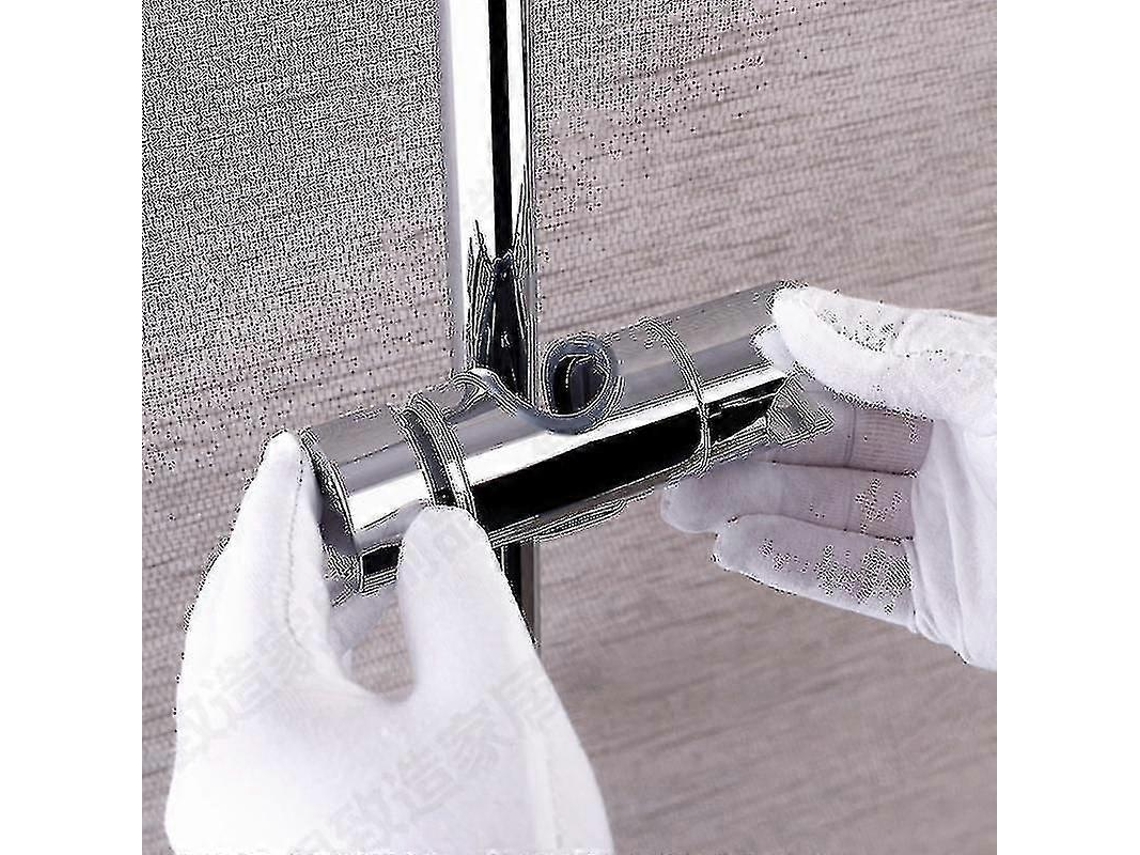 Lurelia Suporte Mural Para Chuveiro Abs Cromado Rotação 360º Ajustável Impermeável Ref 514