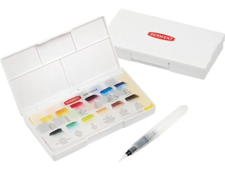 Conjunto Viagem Inktense, 12 Pastilhas