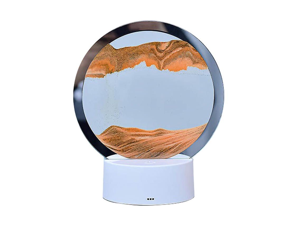 Lampa De Mesa Laxiscreed Quicksand Com Efeito De Areia Para Quarto E Decoração Noturna