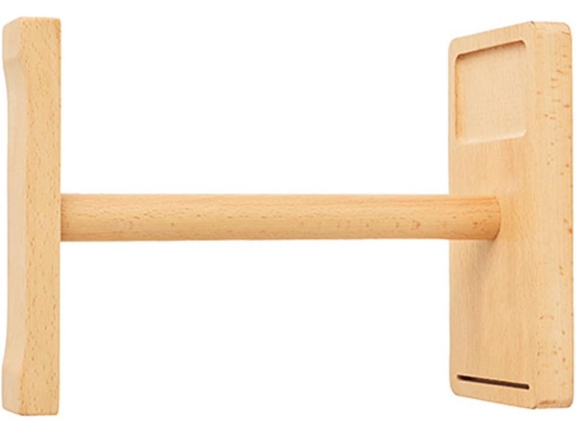 Support De Casque Artistique En Bois Pour Bureau, Design Universel Avec Base De Rangement Pour Toutes Les