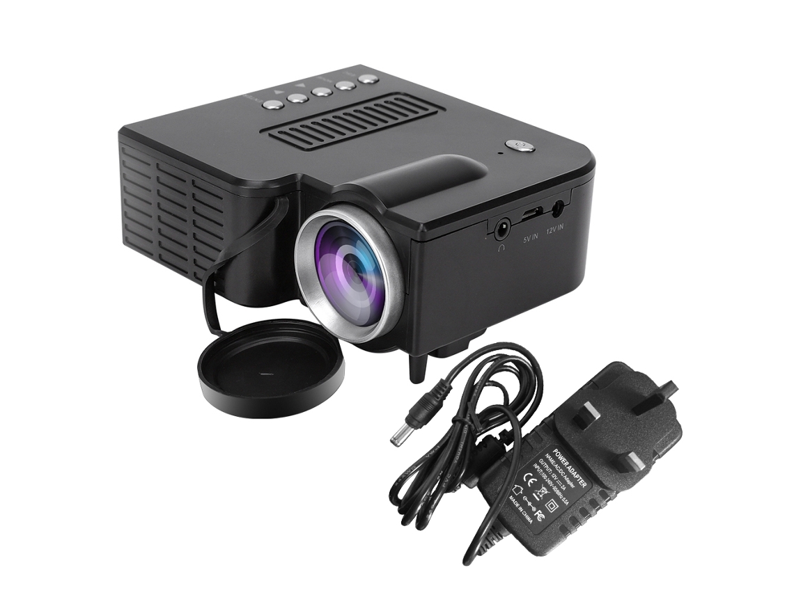 Projetor Micro Led Uc28b 1080p Projetor Doméstico Portátil 500 Lúmens 5v 2auk Plug 100240v Brilvibera