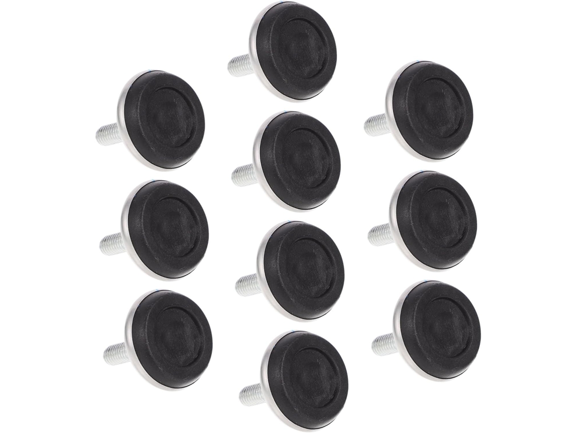 Conjunto De 10-niveladores Móveis Com Parafuso, Pés Metálicos Ajustáveis Para Armários, Mesas E Cadeiras