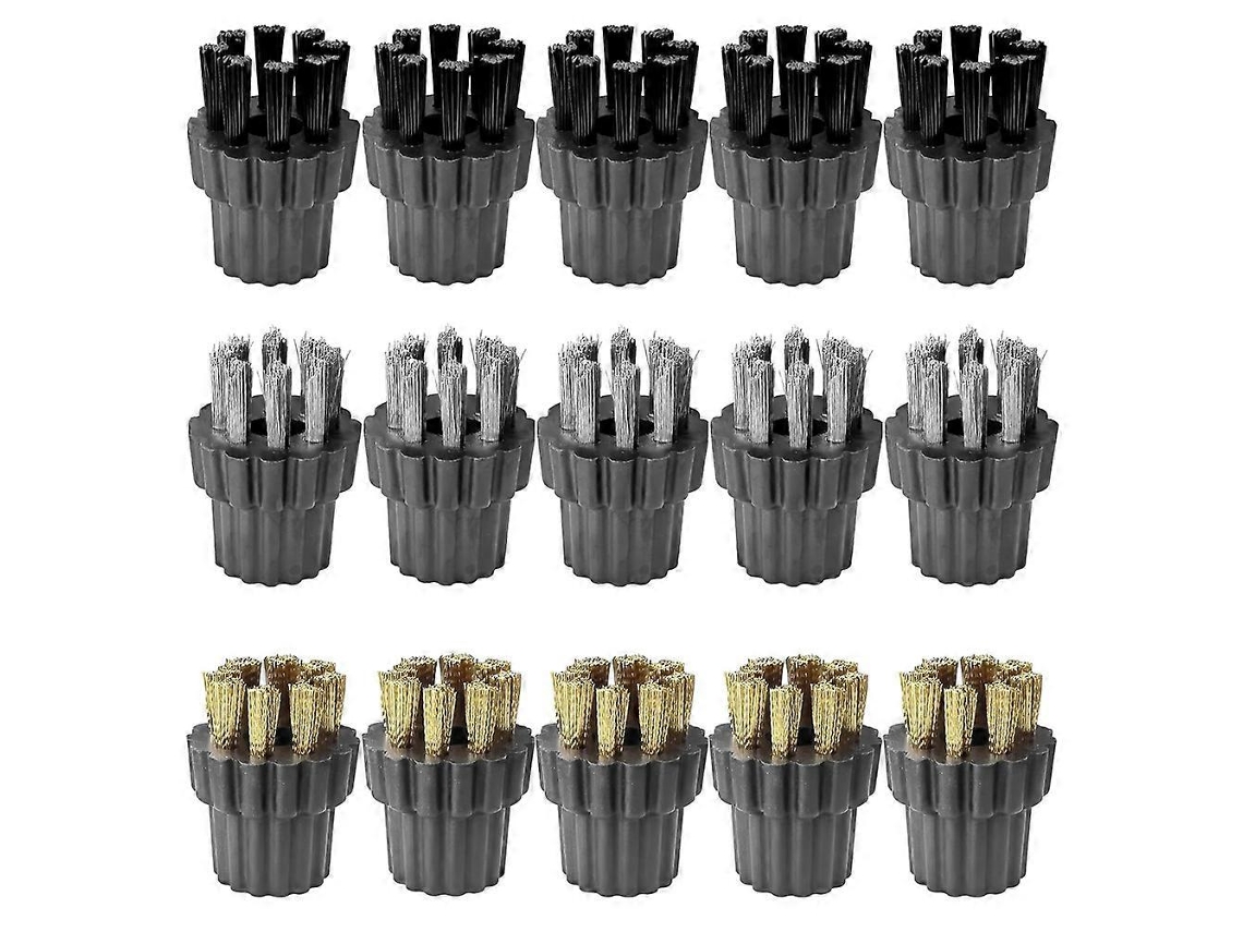 Conjunto De 15 Cabeças De Escova Para Limpador A Vapor, Acessórios Para Limpador A Vapor M8, Peças De Reposição Para Acessórios De Limpador A V_glo
