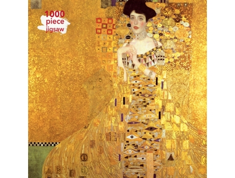 Livro adult jigsaw puzzle gustav klimt: adele bloch bauer de created by flame tree studio (inglês)